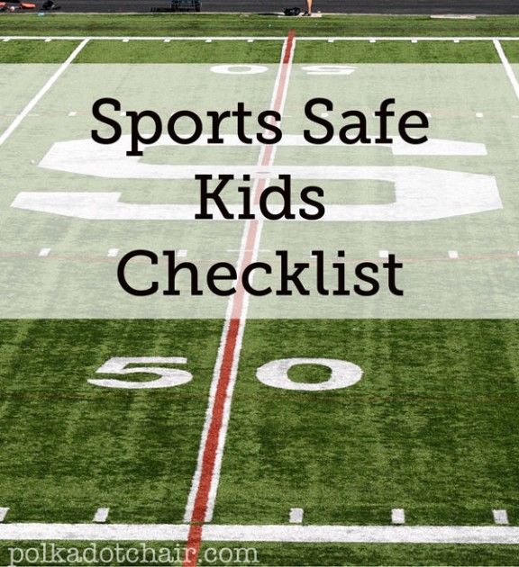 Sports Safe Kids, Safety tips for kids sports