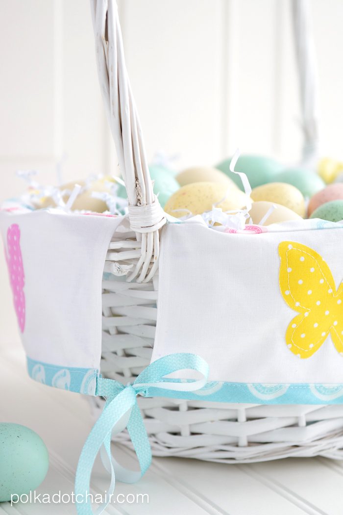 Easter Basket Liner Pattern on Polka Dot Chair Sewing Blog