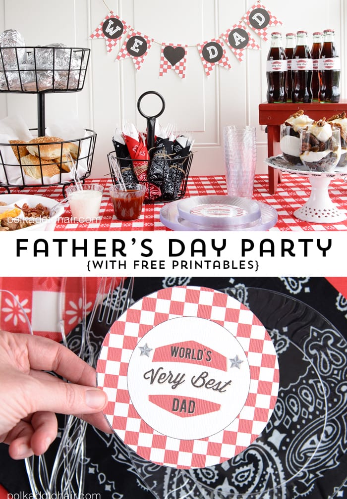 Father's Day Party Ideas w/ Chinet® Cut Crystal & Giveaway!