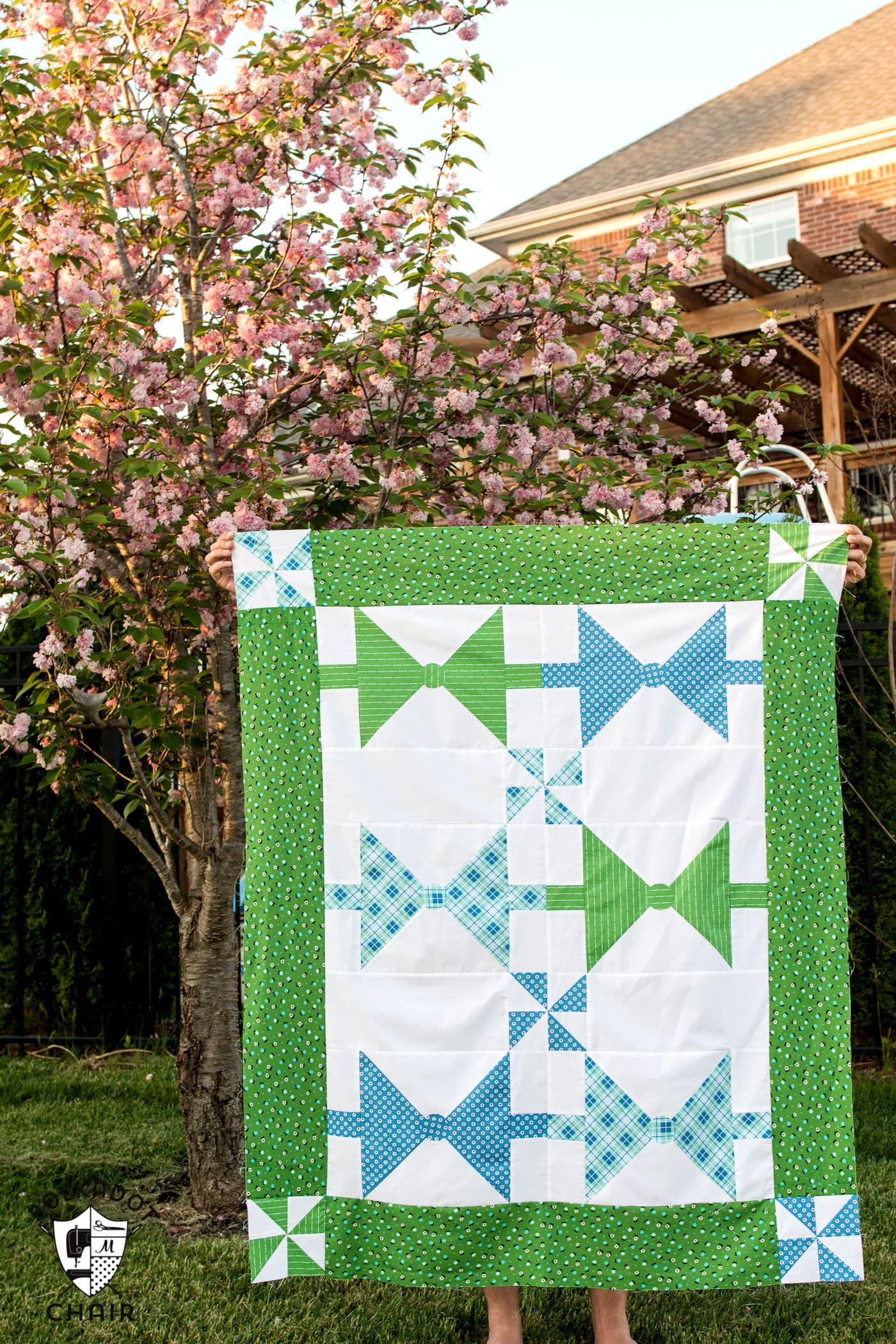 New Bow Tie Quilt Pattern The Polka Dot Chair