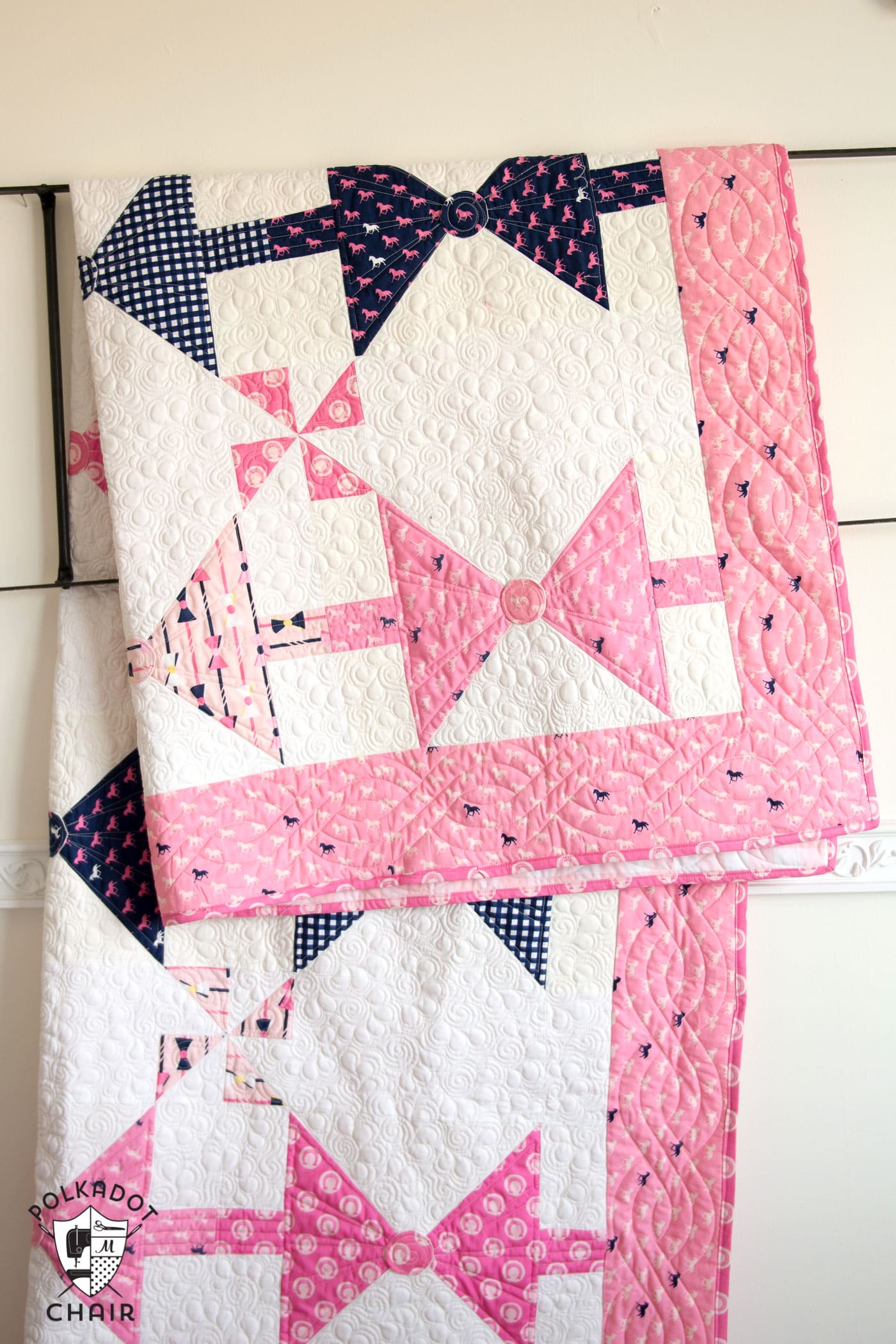 New Bow Tie Quilt Pattern The Polka Dot Chair