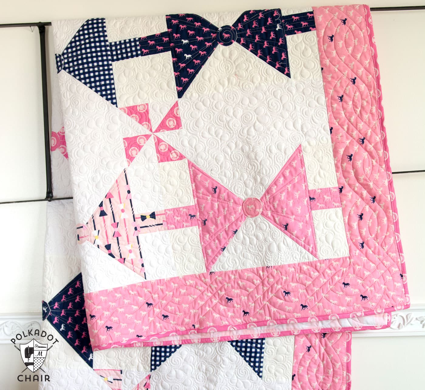 New Bow Tie Quilt Pattern The Polka Dot Chair