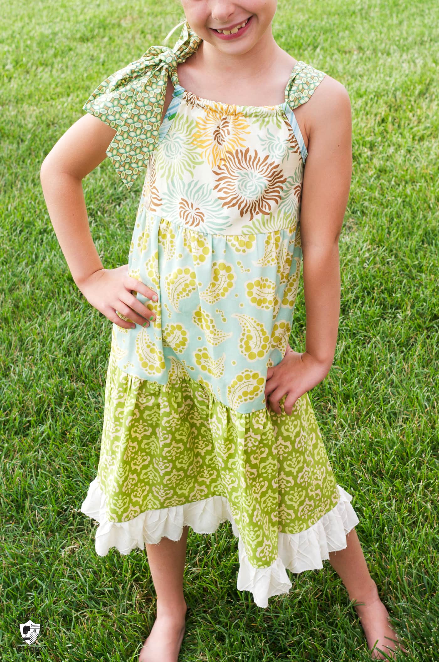 Tuesday Tutorial: Tiered Pillowcase Dress - The Polkadot Chair