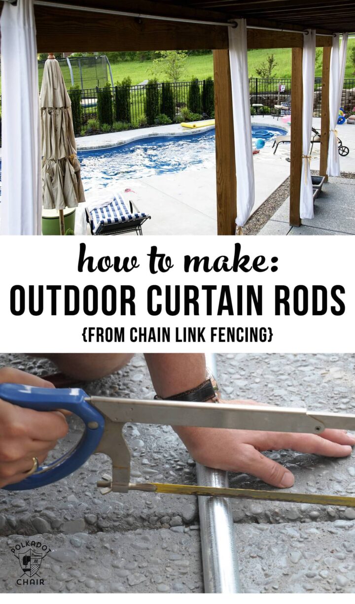 How To Hang Outdoor Drapes DIY Outdoor Curtain Rods Polka Dot Chair   How To Make Outdoor Curtain Rods 720x1226 