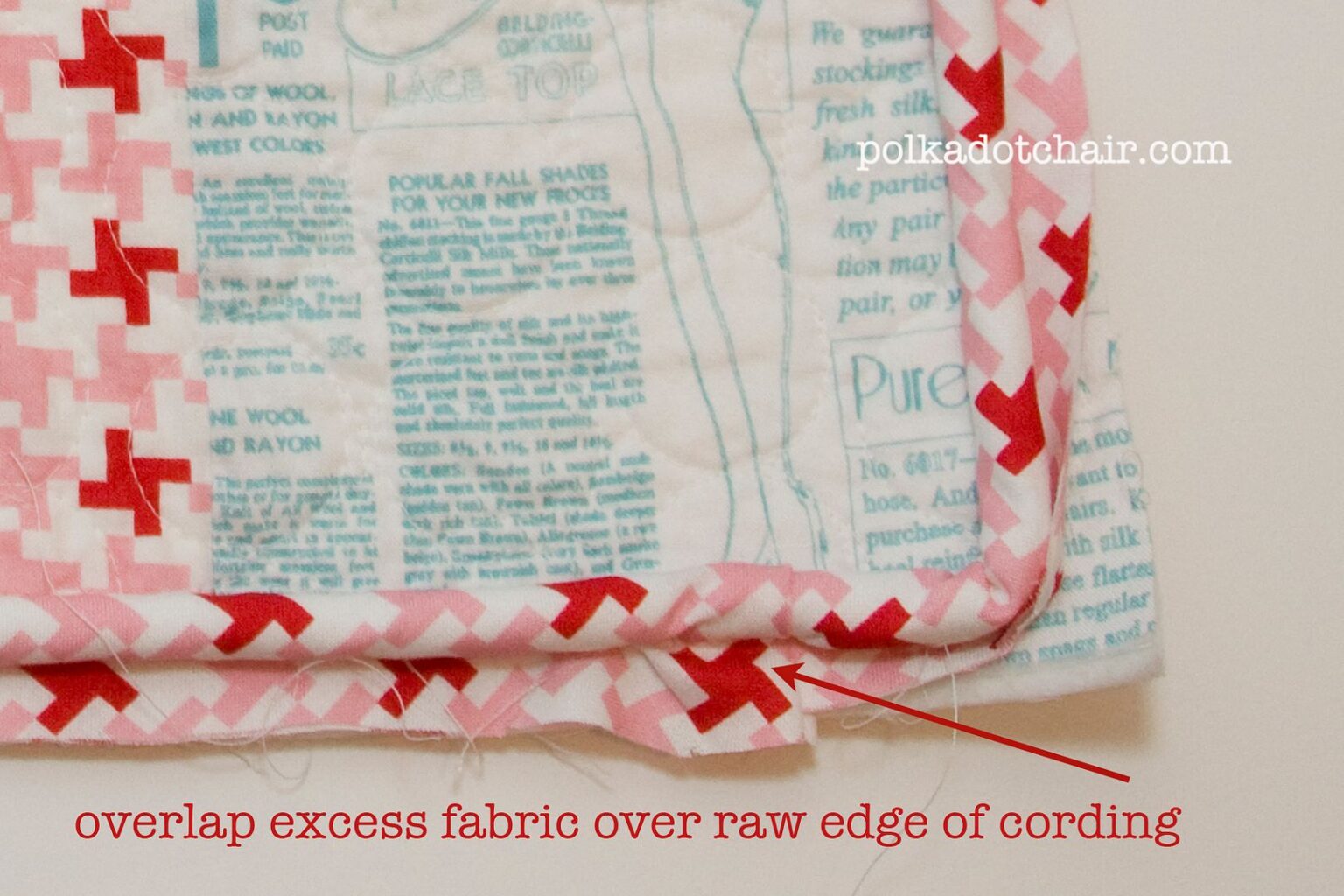 How to Make Custom Cording for Upholstery Projects Polka Dot Chair