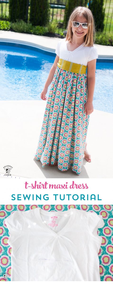 dress sewing tutorial t-shirt Maxi Dress Tutorial: Summer t refashion Pattern, shirt