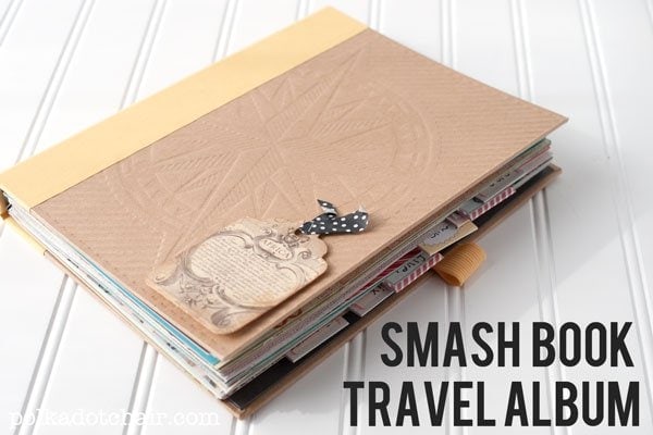 Smash Book Travelers Journal & Scrapbook Album - The Polka Dot Chair