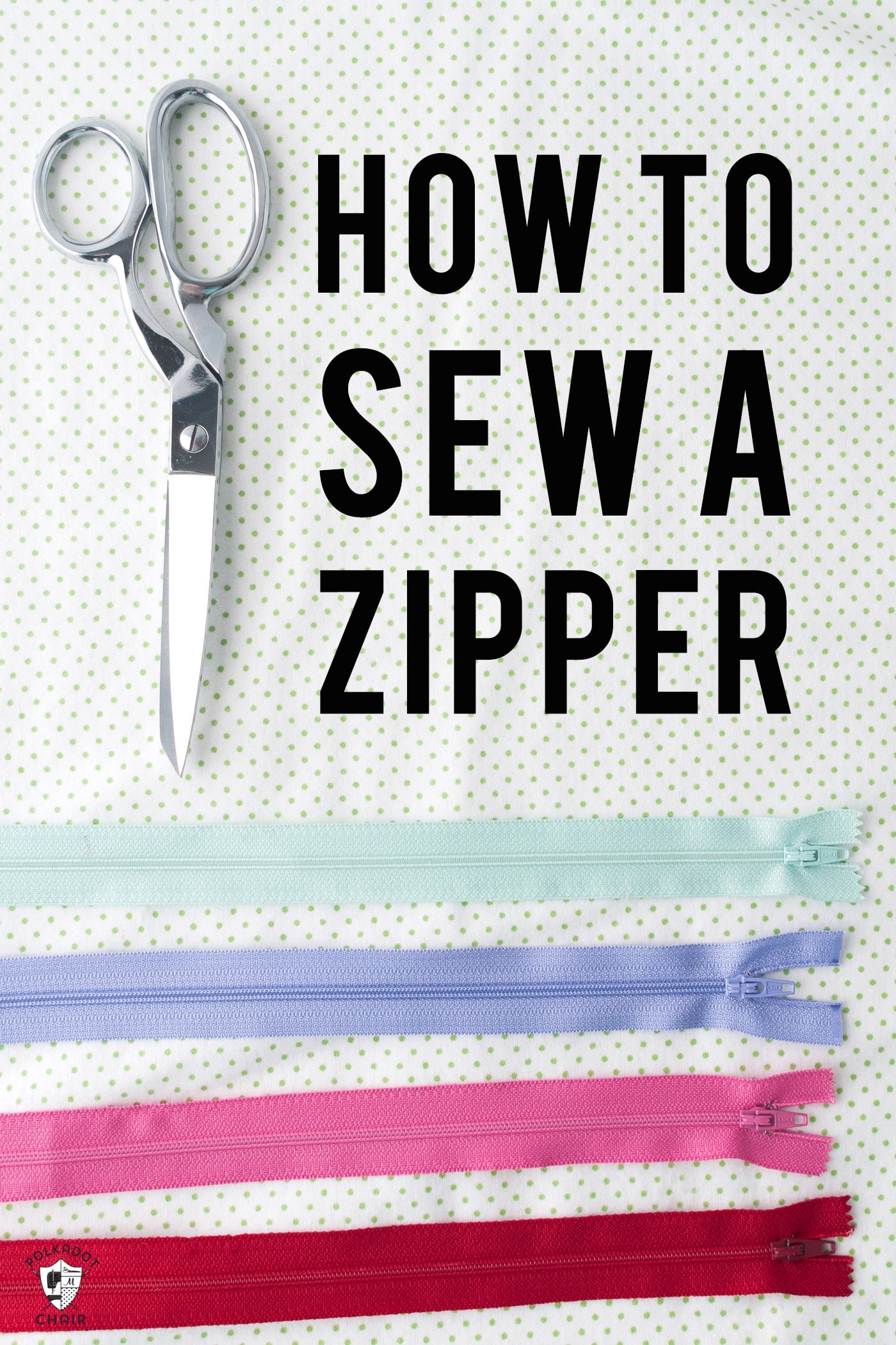 How to Sew a Zipper the Easy Way