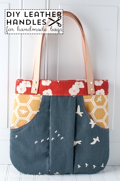 How to Add Leather Straps to a Tote Bag Pattern