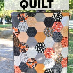 Printable Hexagon Template for Quilting [PDF download]  Hexagon quilt  pattern, Hexagon quilt tutorial, Hexagon quilt