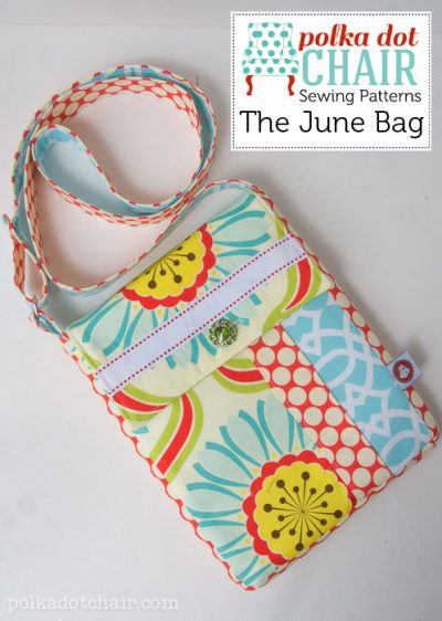 The June Bag, a Cross Body Bag Sewing Pattern
