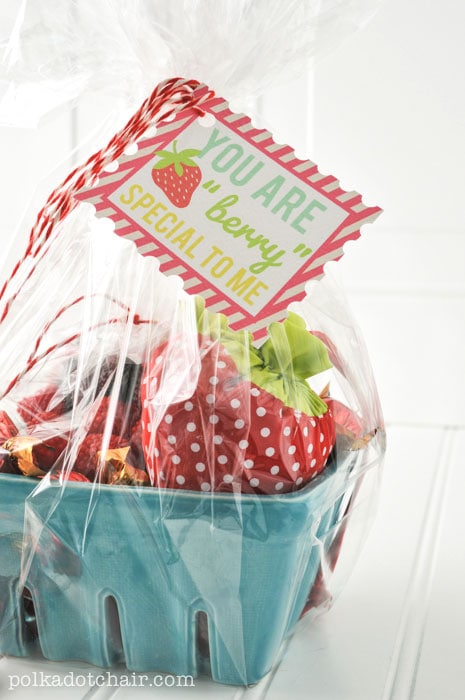 Strawberry Gift Basket Ideas, the Polka Dot Chair