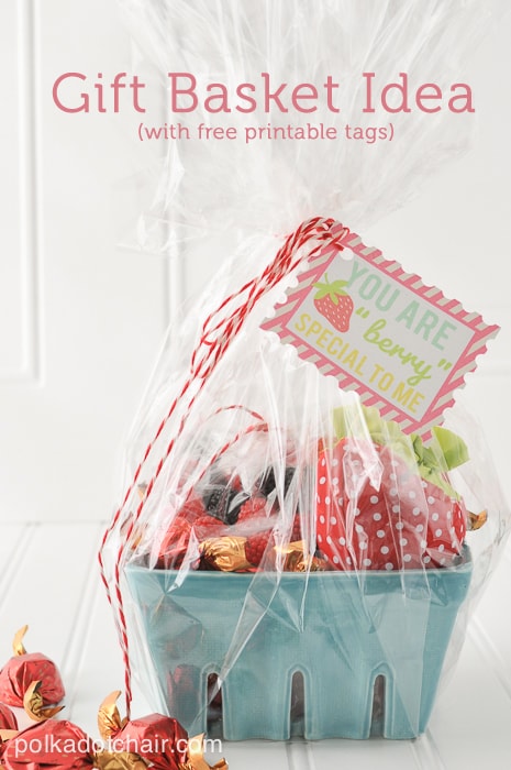 Strawberry Gift Basket Ideas, the Polka Dot Chair