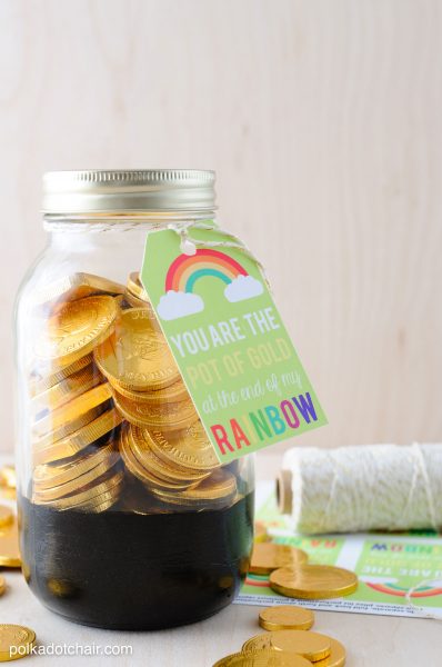 Pot of Gold, a St. Patrick's Day Mason Jar Gift Idea