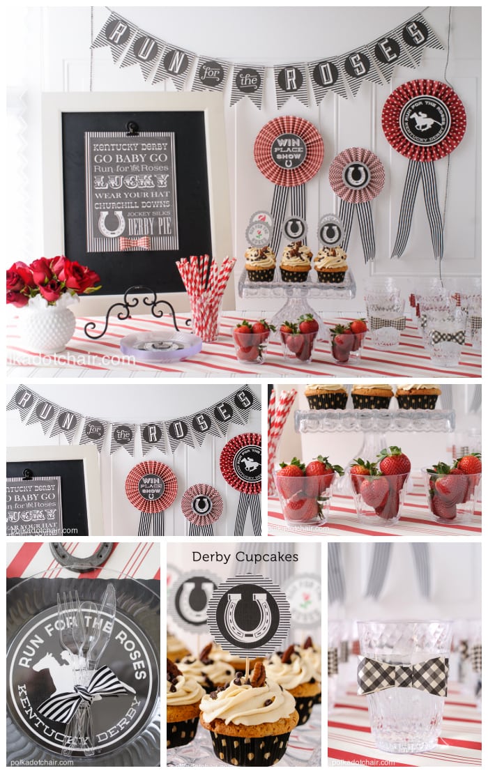 Kentucky Derby Party Ideas and Free Printables | Polka Dot Chair