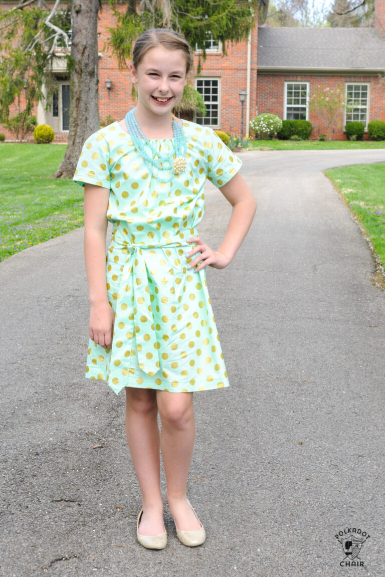 50+ Easter Dress Patterns for Girls | Polka Dot Chair