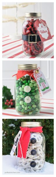 DIY Elf Mason Jars & Cute Christmas Gifts | Polka Dot Chair