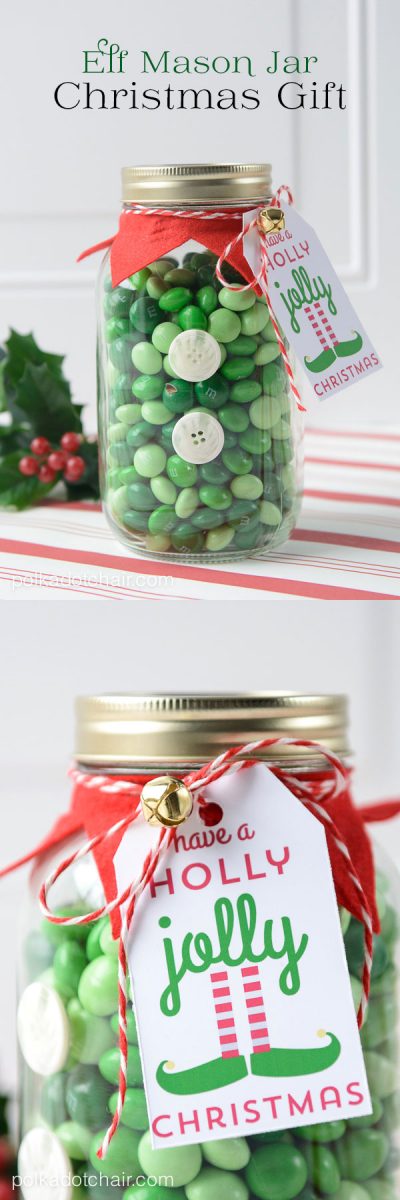 DIY Elf Mason Jars & Cute Christmas Gifts | Polka Dot Chair