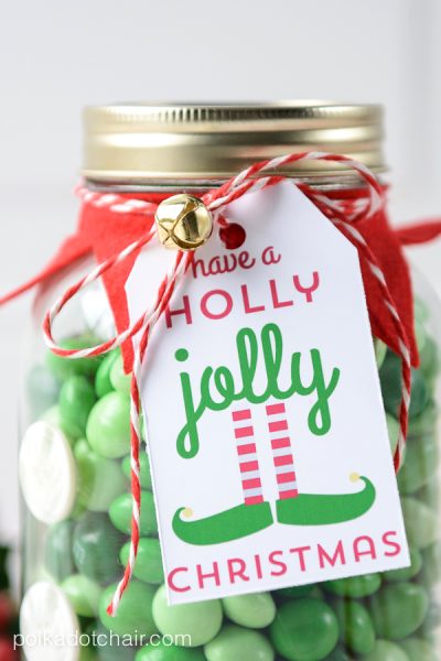 DIY Elf Mason Jars & Cute Christmas Gifts | Polka Dot Chair