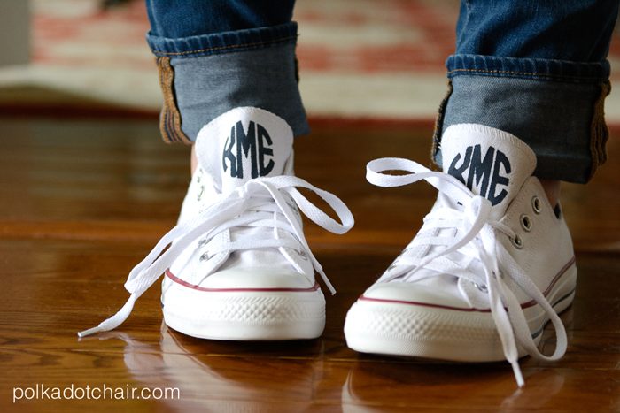 monogrammed converse tennis shoes