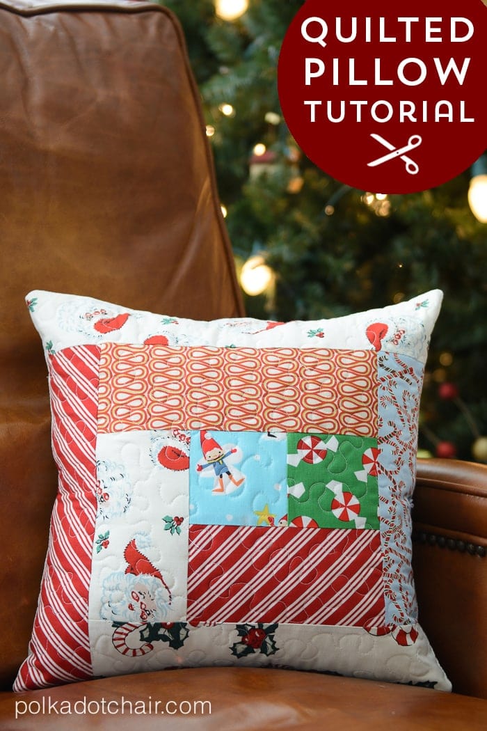 Quilted Pillow Tutorial The Polka Dot Chair