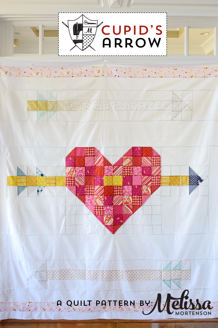 Cupid s Arrow A Patchwork Heart Quilt Pattern