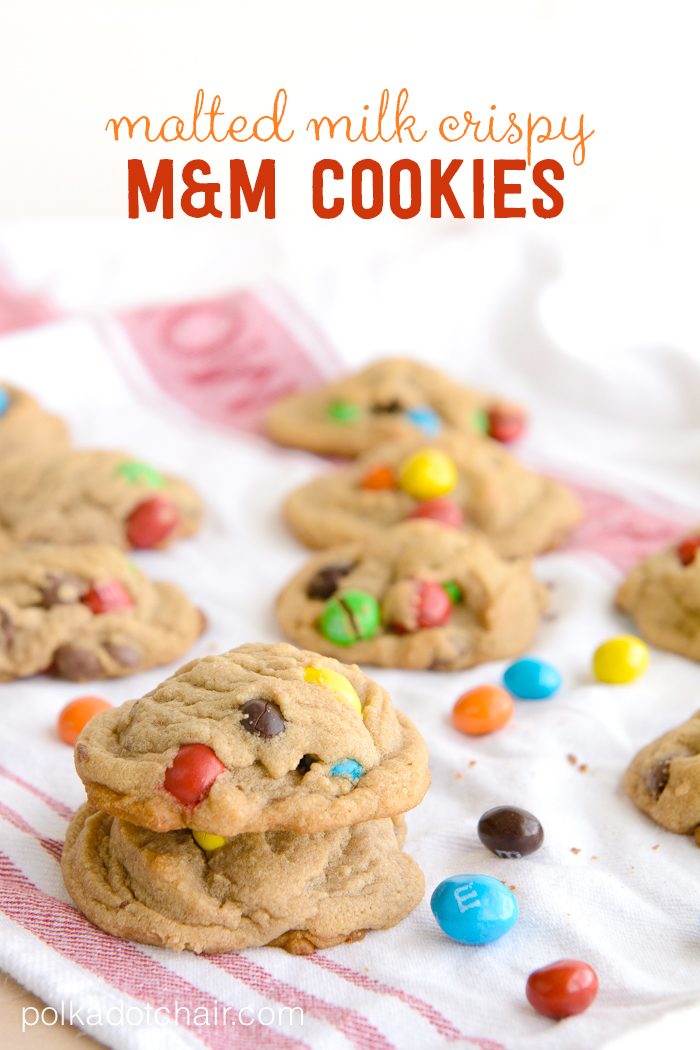 Crispy M&M Cookies - Gills Bakes and Cakes