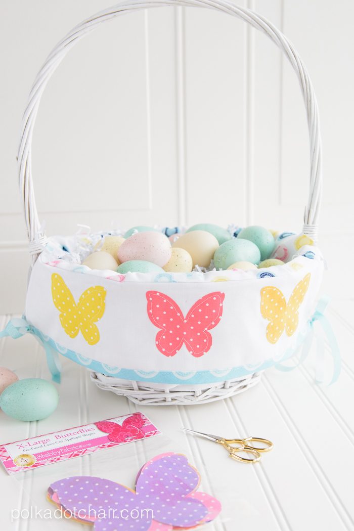 Easter Basket Liner Pattern on Polka Dot Chair Sewing Blog