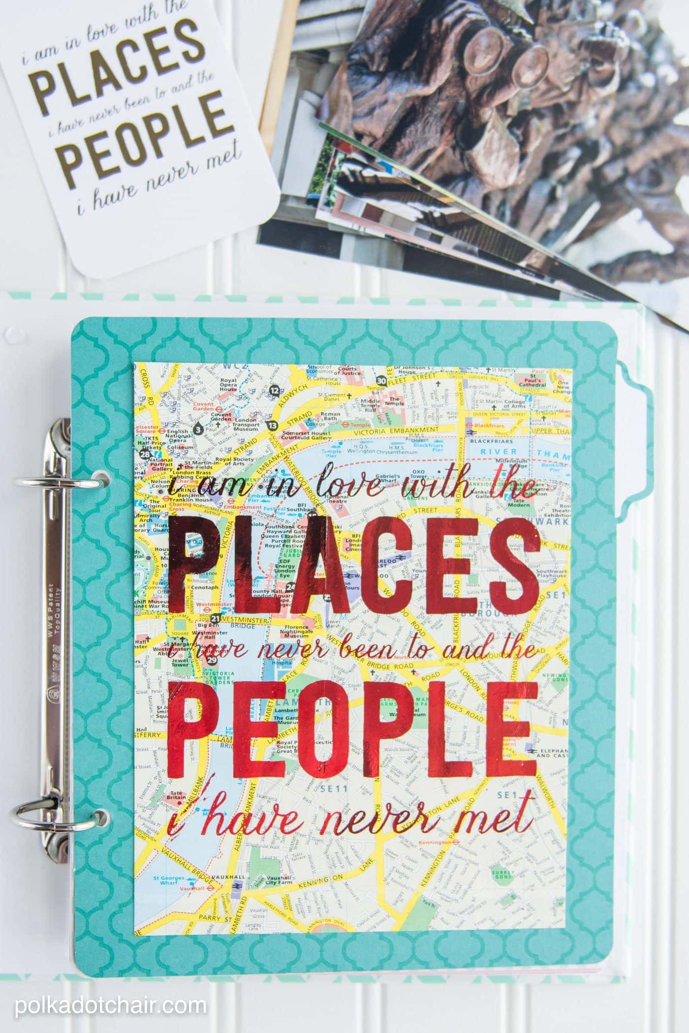 Travel Scrapbooking Ideas & Free Printable Travel Quotes