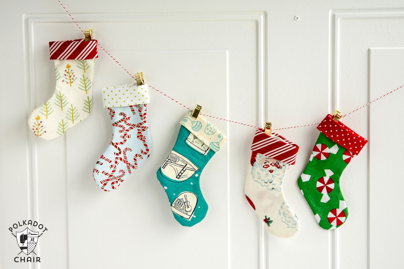 How to Sew an EASY Christmas Stocking, FREE Christmas Stocking Pattern