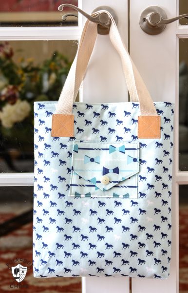 Beginner Tote Bag Pattern; The Derby Tote | Polka Dot Chair