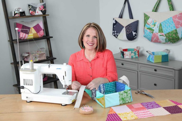 Colorful Patchwork Bags & Baskets Class - The Polka Dot Chair