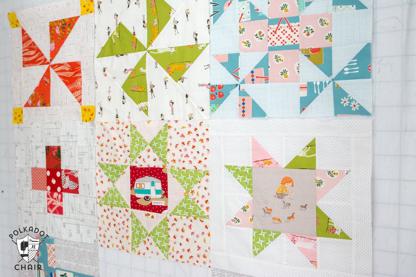 The July Quilt Block of the Month; the Ohio Star Quilt Block, includes full measurements and directions to make the block.