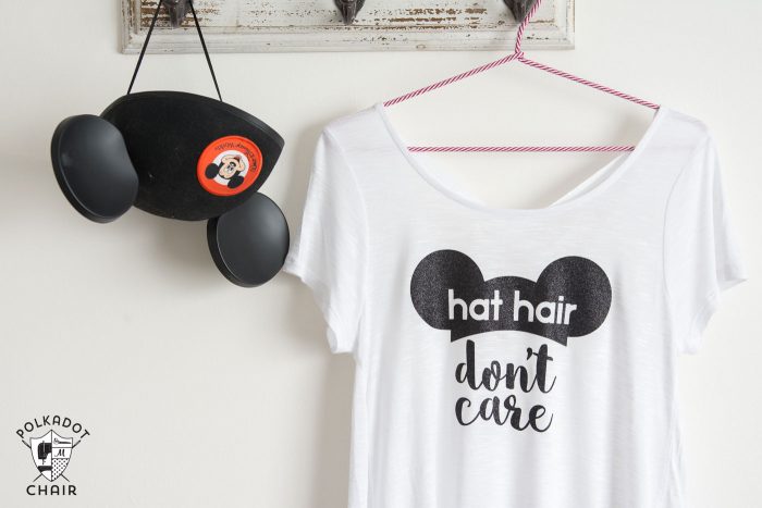 Download Diy Disney T Shirt Hat Hair Don T Care The Polka Dot Chair