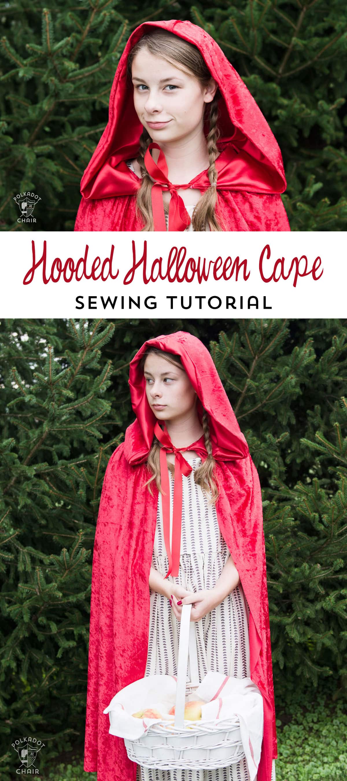 red riding hood cape tutorial