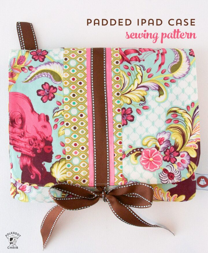 Free Padded iPad Case Sewing Pattern The Polka Dot Chair