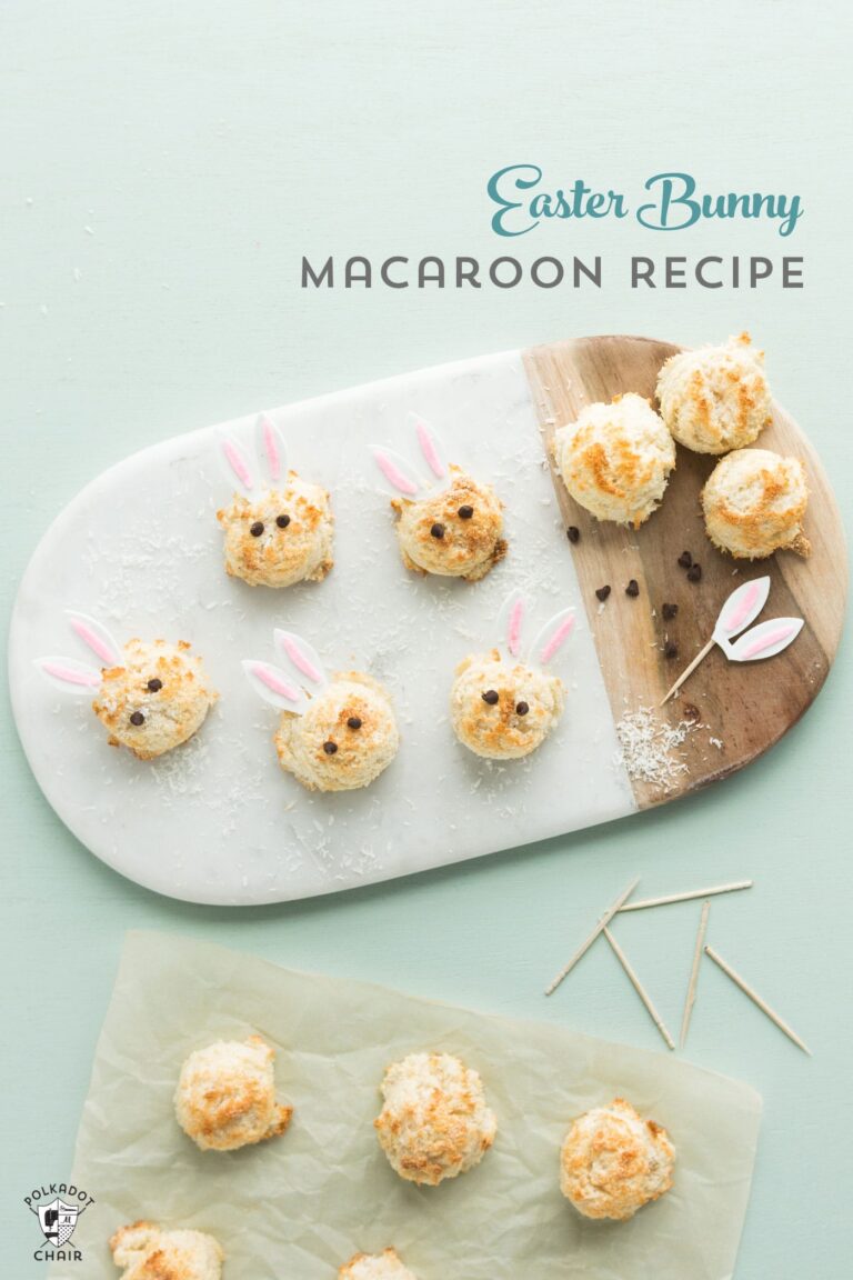 2 2024 easter bunny macaroon bunny !