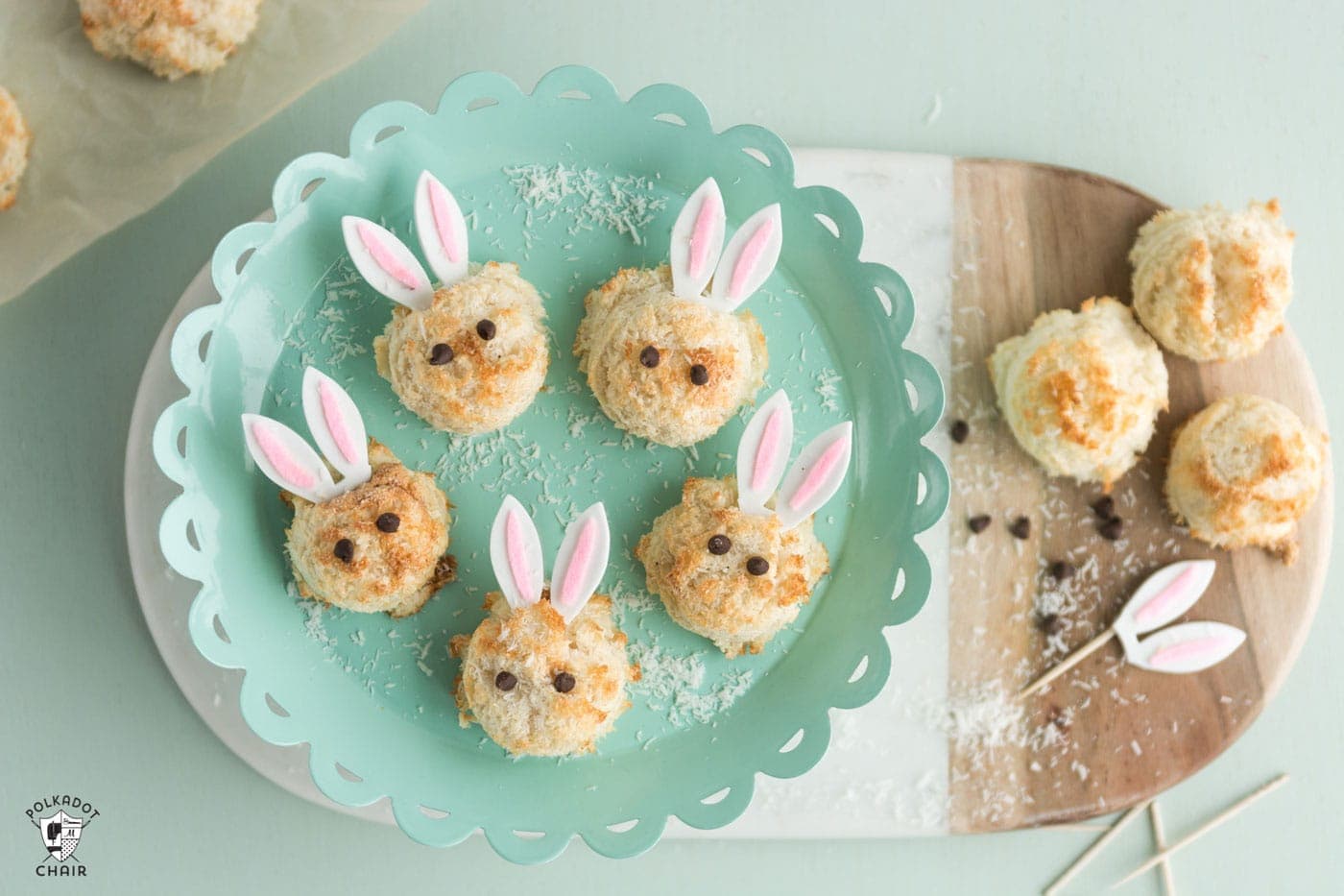 Easter macaroon bunny on sale tree set