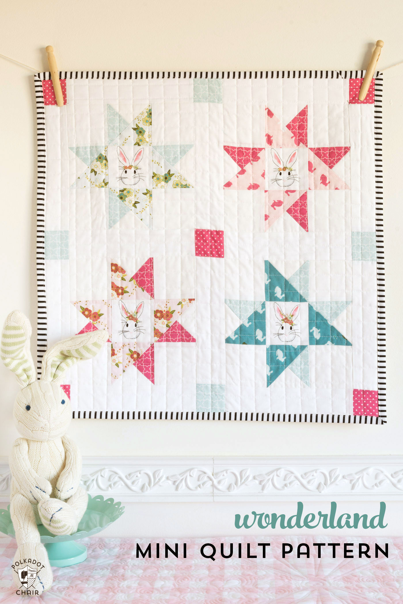 Tiny Wonderland A Free Mini Quilt Pattern The Polka Dot Chair