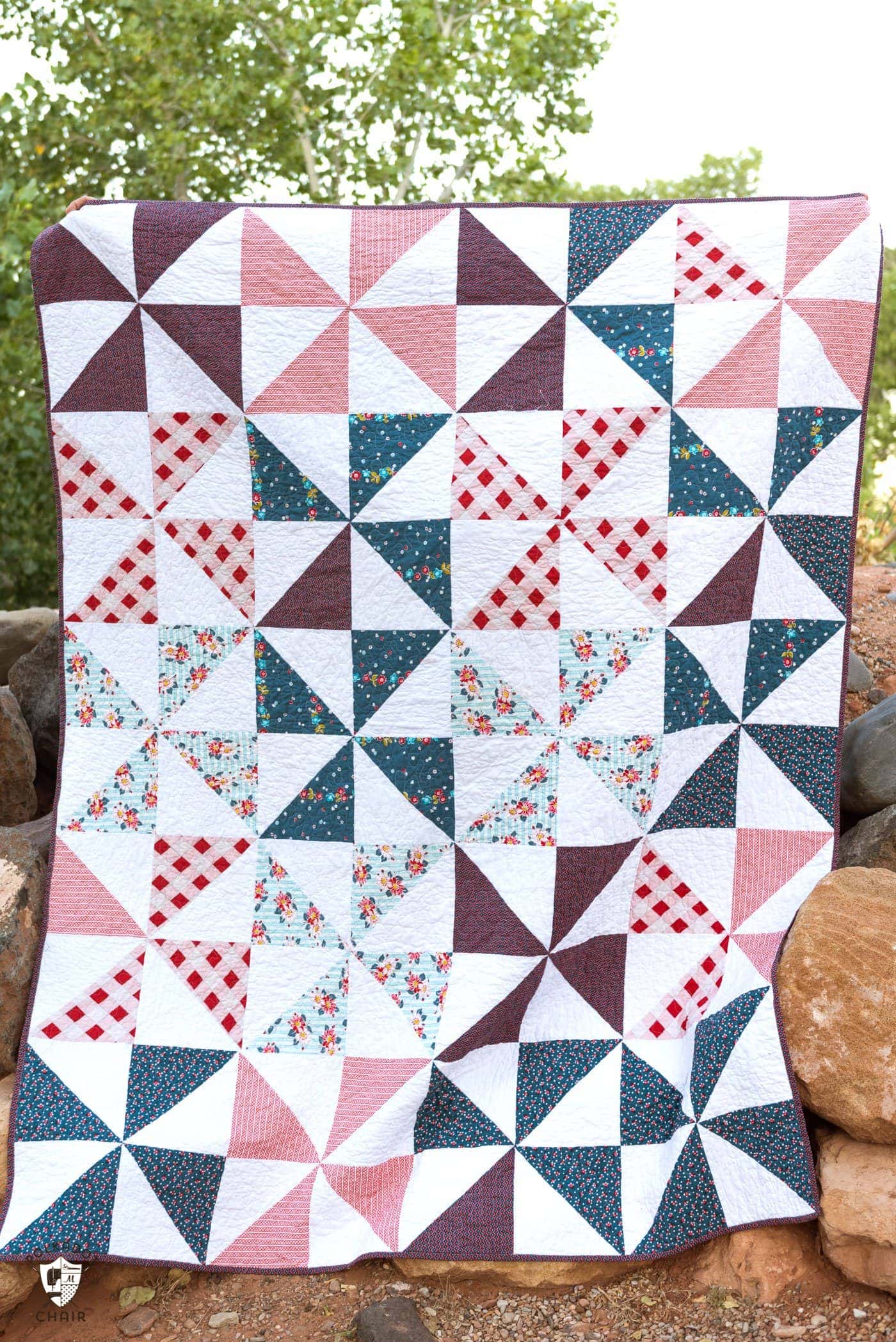 11 Fresh And Fun Summer Quilt Patterns Polka Dot Chair