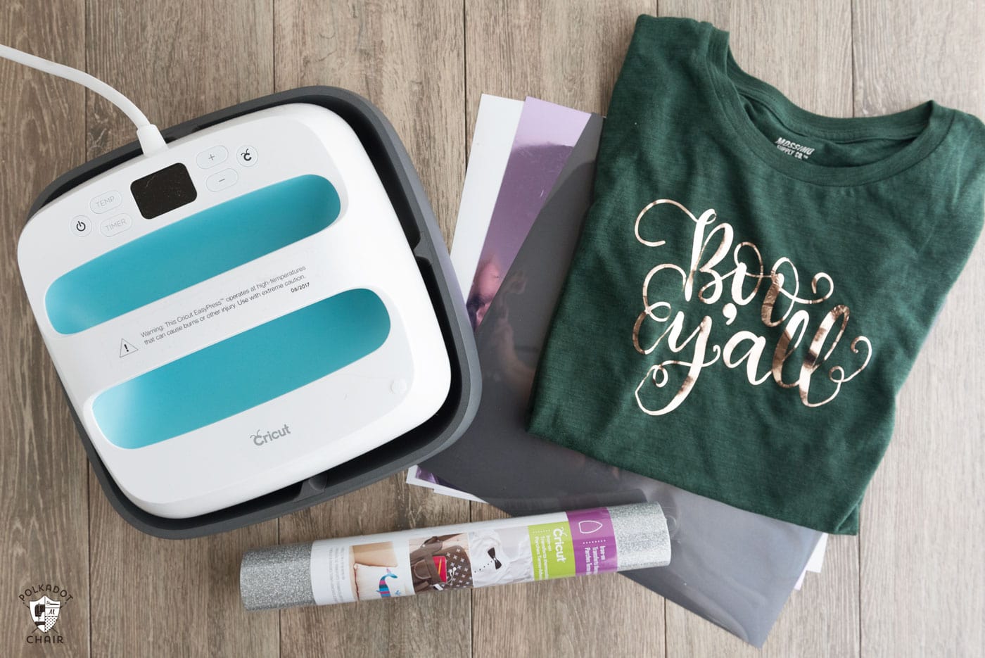 cricut easy press t shirt setting