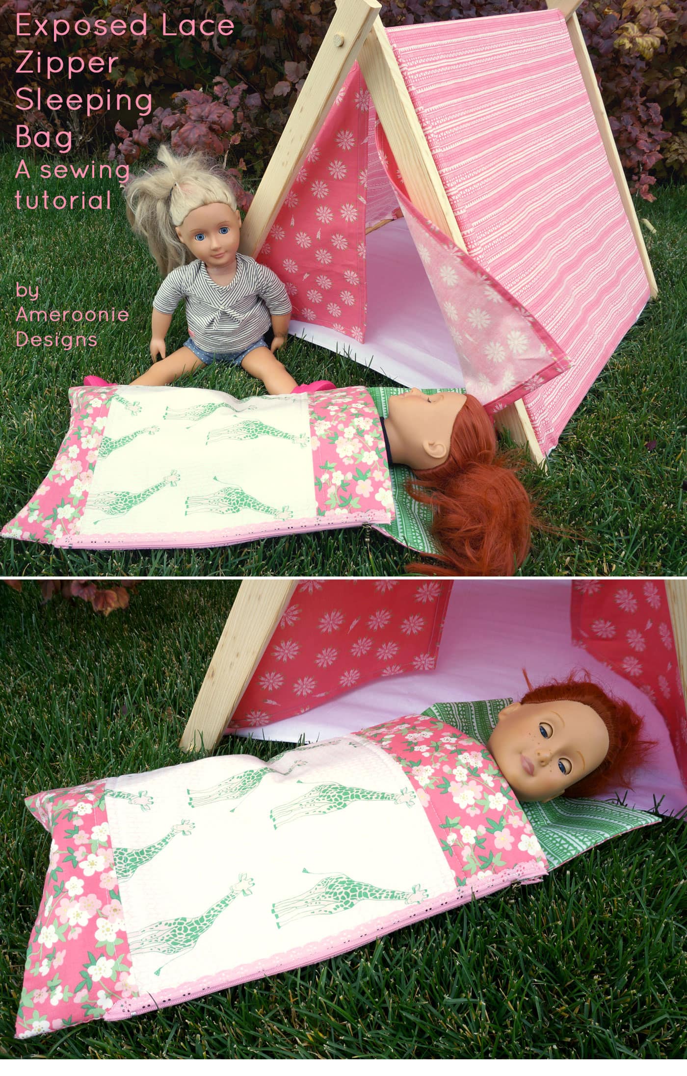 Doll Sleeping Bag Sewing Tutorial The Polka Dot Chair