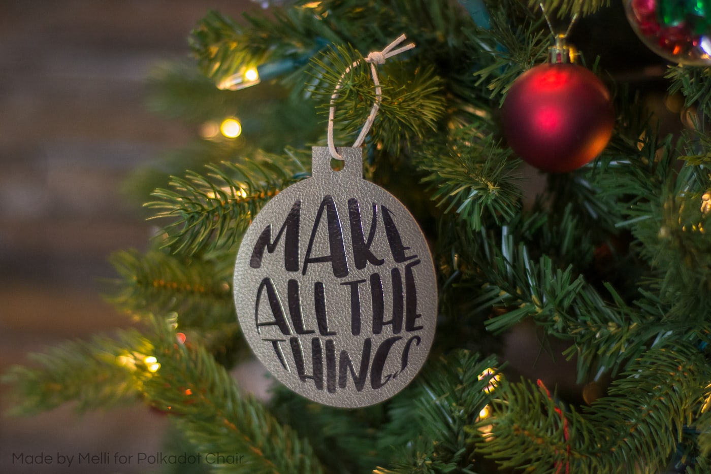 How to Make String Christmas Ornaments - The Polka Dot Chair