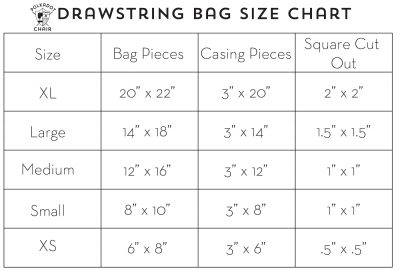 Lined Drawstring Bag Sewing Pattern & Free SVG Files | Polka Dot Chair