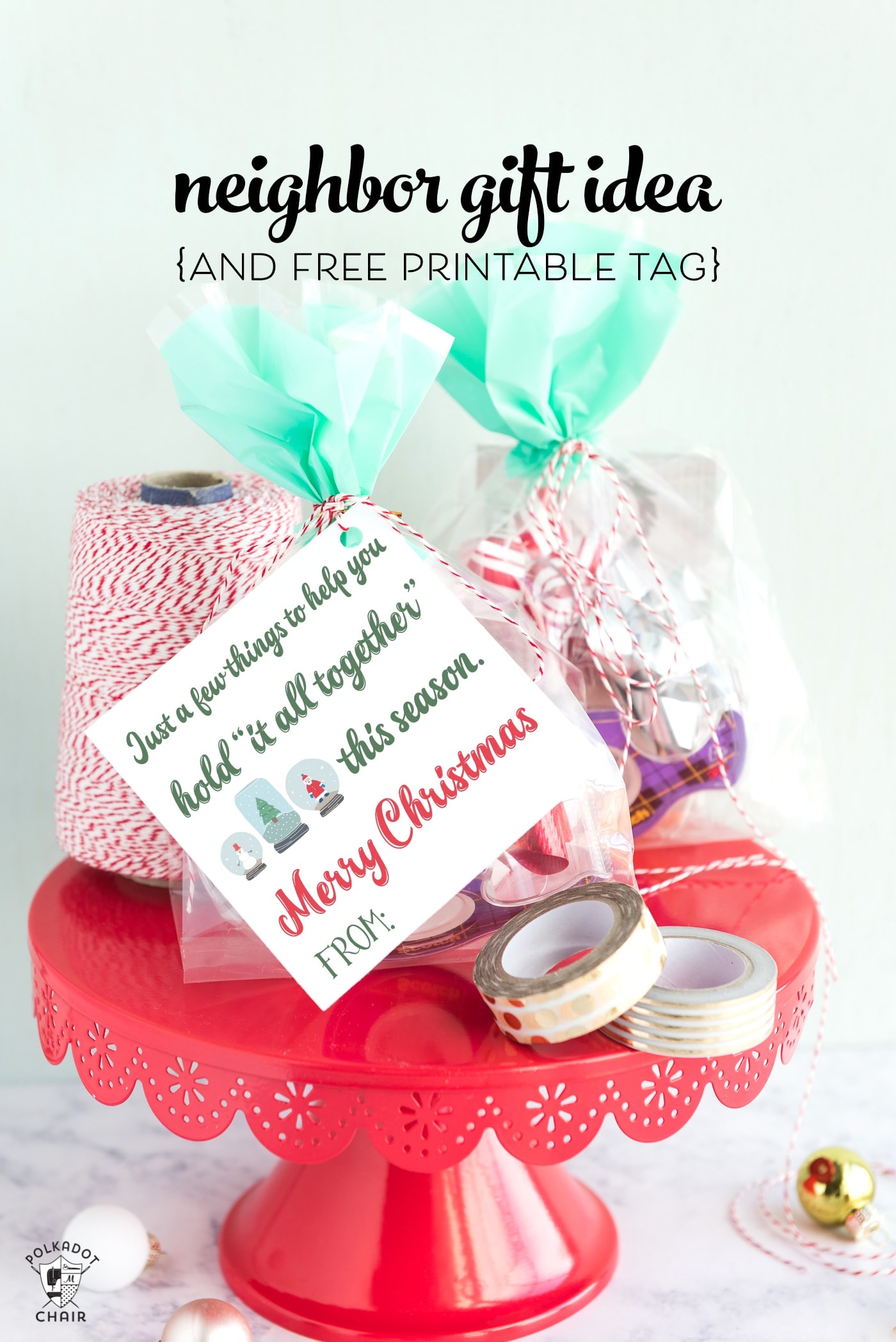Last-Minute Christmas Neighbor Gift & Free Printable