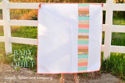 Simple Coin Baby Quilt Pattern