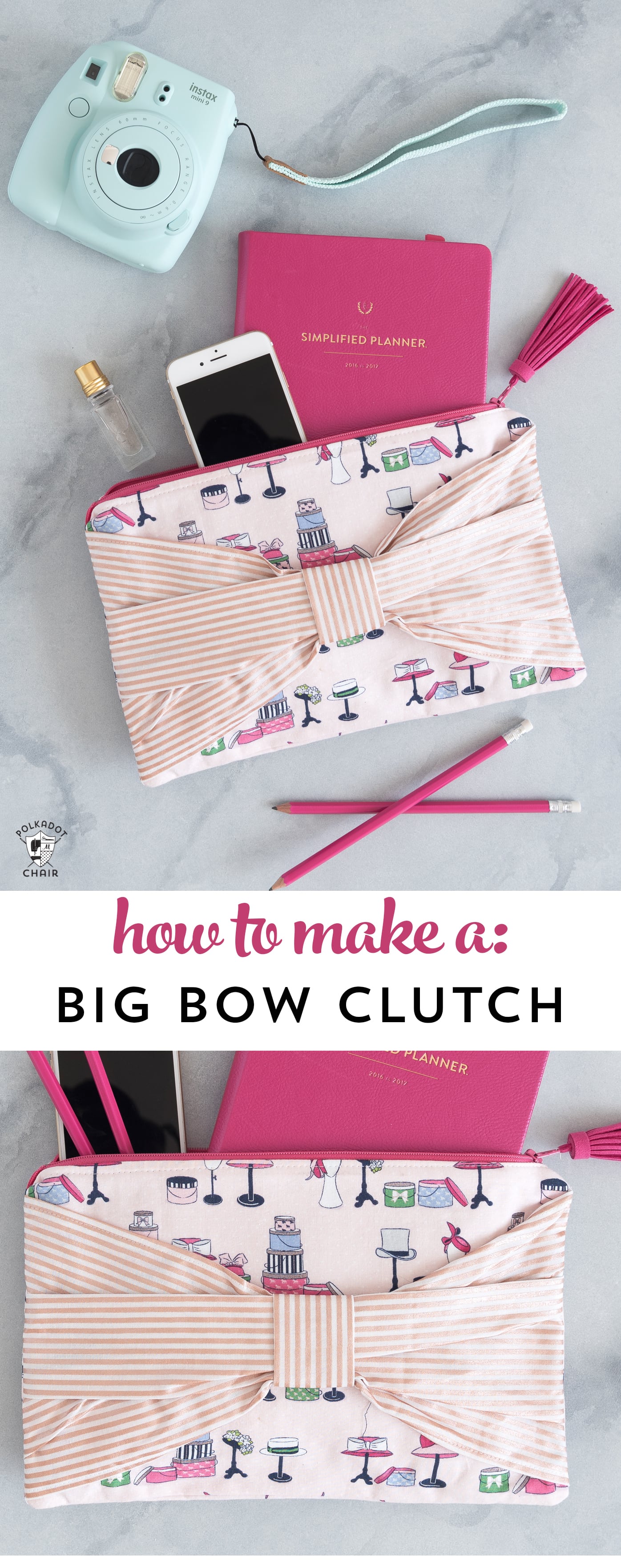 Quilted Envelope Clutch :: Free Tutorial – Love You Sew