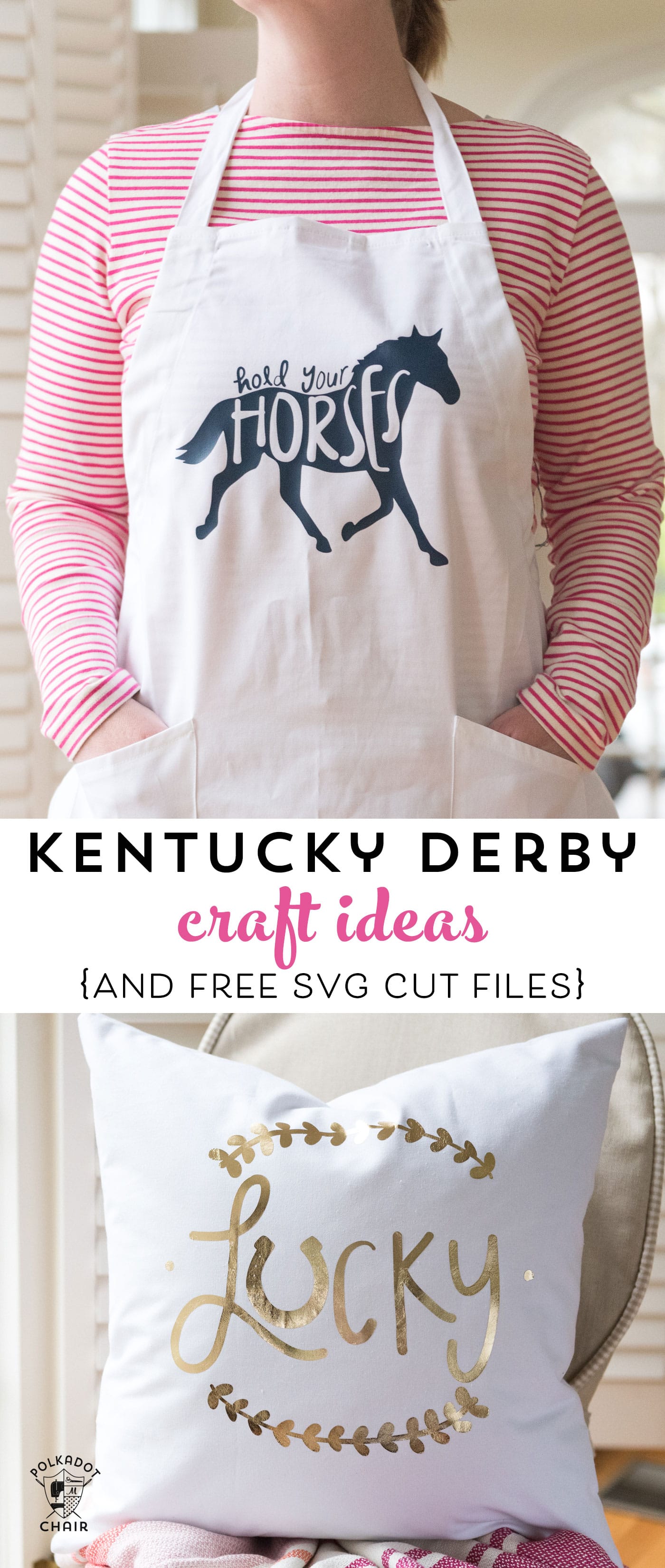 Download Kentucky Derby Craft Ideas and SVG Files - The Polka Dot Chair