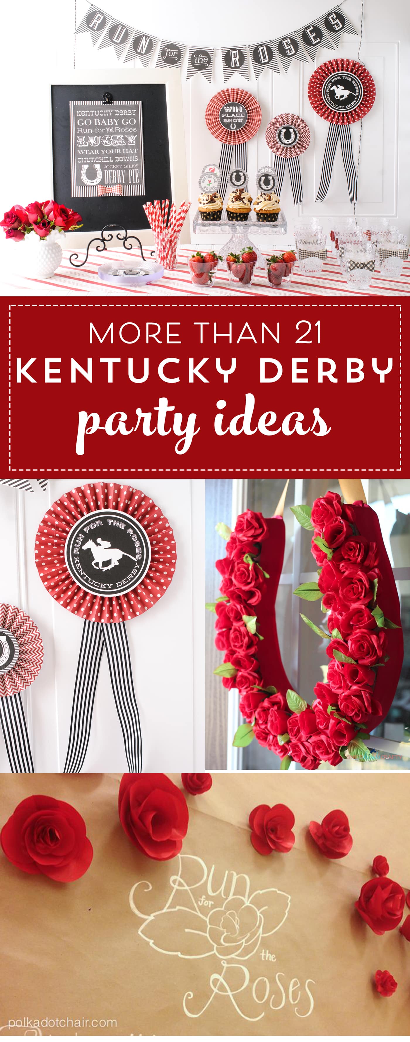 Kentucky Derby Banner Horse Race Party Decorations - Derby Race Run for the  Rose Derby Day Holiday Party Banner Decorations