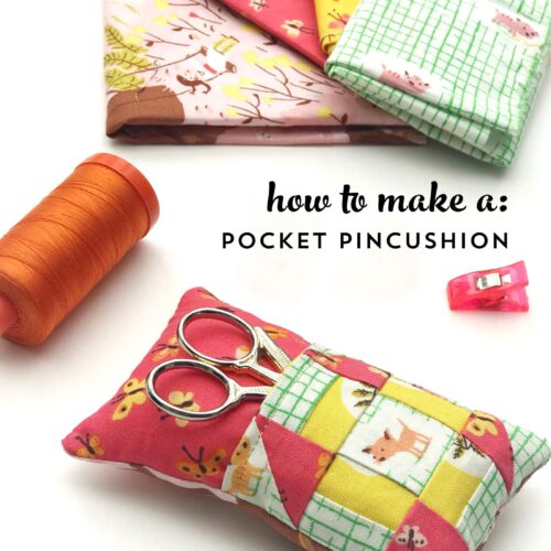 How to Make a Pincushion with a Pocket - The Polka Dot Chair